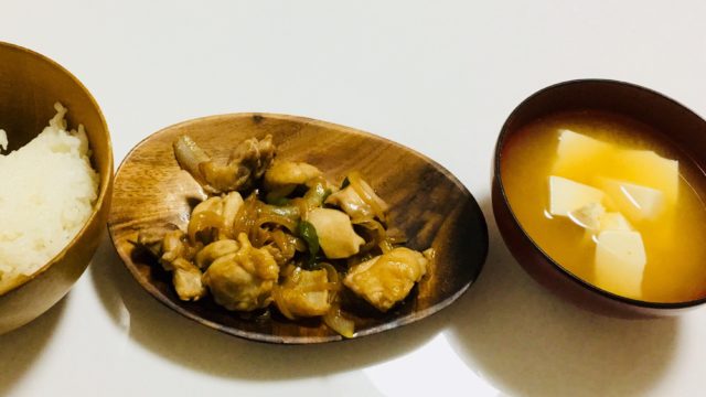 鶏もも肉炒めぽん酢風味