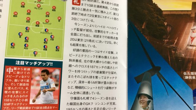 2018 14節東京札幌マッチデープログラム