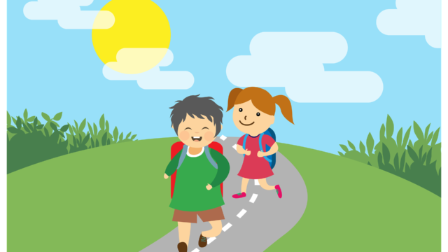 小学校の子供の登校時間