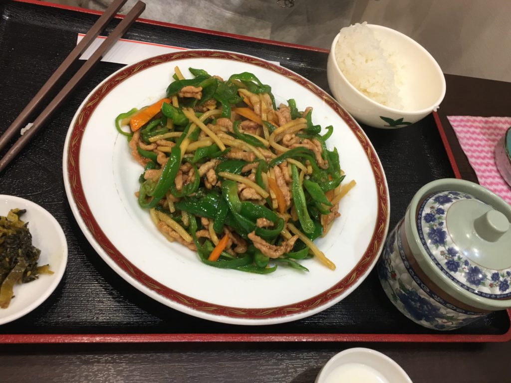 麻辣房の青椒肉絲