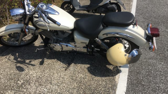 ドラッグスター250のアイボリー