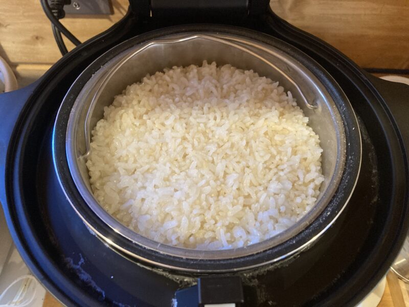 LOCABO低糖質モードで炊いたロウカット玄米